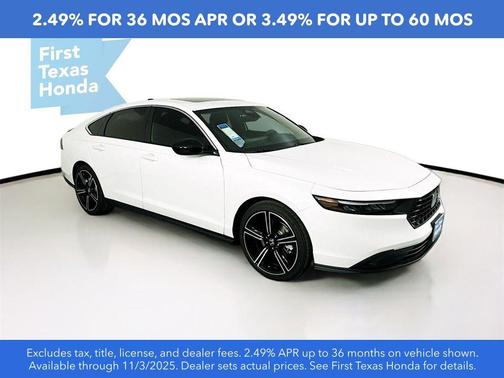 2025 Honda Accord Hybrid Base