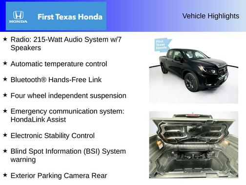 2025 Honda Ridgeline Sport