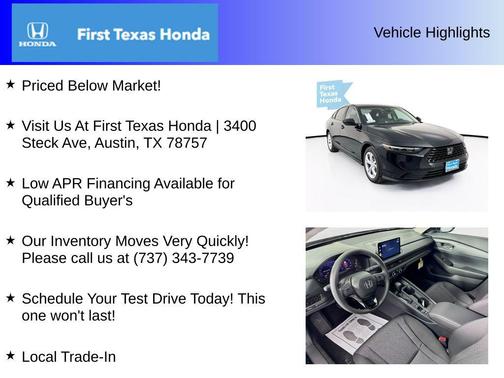 2026 Honda Accord LX 1.5T