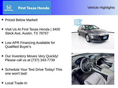 2019 Honda Accord LX