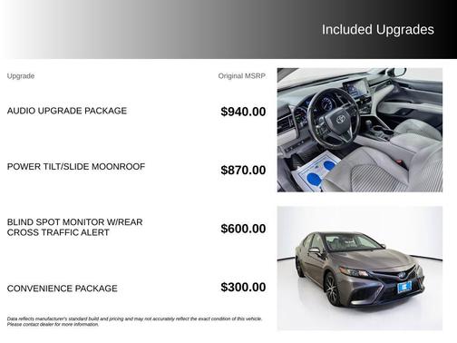 Predawn Gray Mica 2022 Toyota Camry SE