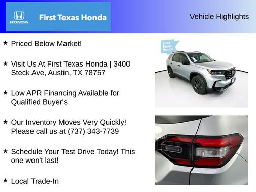 2025 Honda Pilot TrailSport