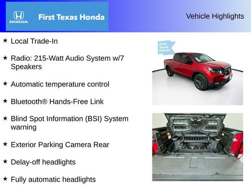 2025 Honda Ridgeline Sport