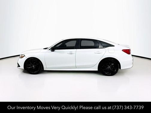 Platinum White Pearl 2022 Honda Civic Sport