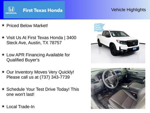 2026 Honda Ridgeline Black