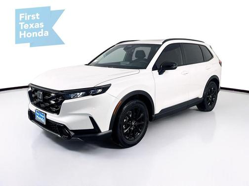 Platinum White Pearl 2026 Honda CR-V Hybrid Sport FWD