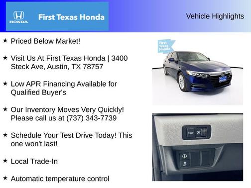 2018 Honda Accord LX