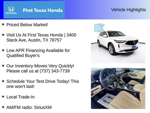 2023 Acura MDX Standard