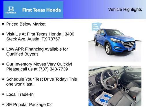 2017 Hyundai TUCSON SE