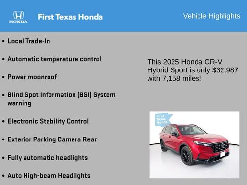 2025 Honda CR-V Hybrid Sport