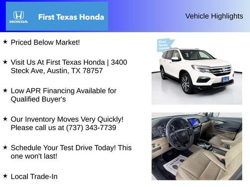 2016 Honda Pilot Touring