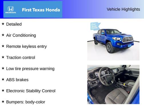 2017 Toyota Tacoma TRD Sport