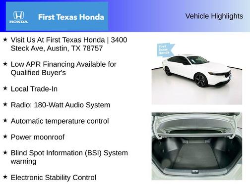 2025 Honda Accord Hybrid Base
