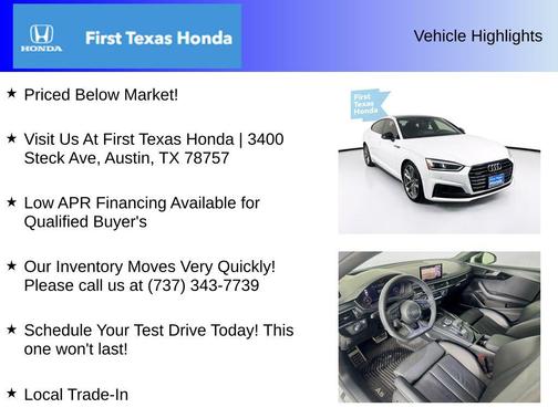 2019 Audi A5 45 Premium