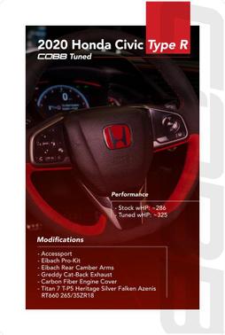 2020 Honda Civic Type R Touring