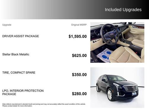Stellar Black Metallic 2018 Cadillac XT5 Premium Luxury