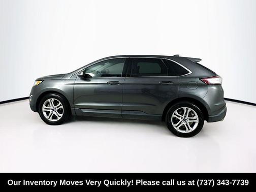 Gray Metallic 2016 Ford Edge Titanium