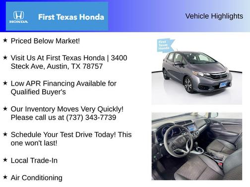 2019 Honda Fit EX