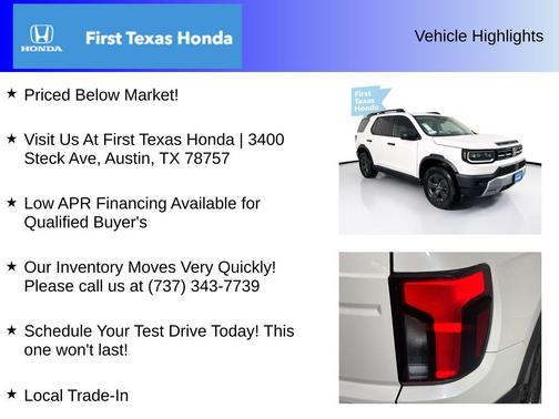 2026 Honda Passport AWD RTL Towing