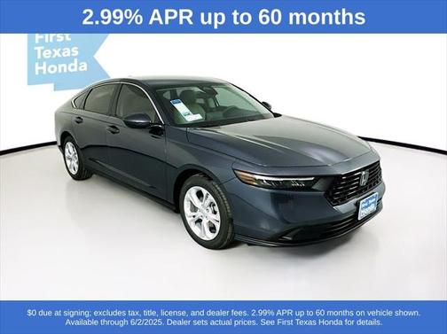 2025 Honda Accord LX 1.5T