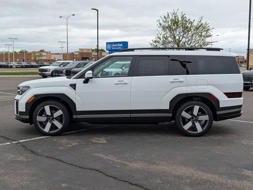 White 2025 Hyundai SANTA FE HEV Limited