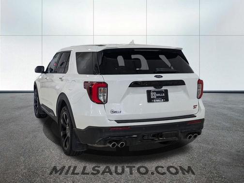 Star White Metallic Tri-Coat 2021 Ford Explorer ST