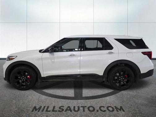 Star White Metallic Tri-Coat 2021 Ford Explorer ST