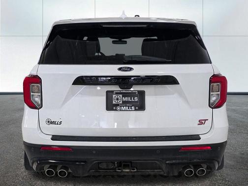 Star White Metallic Tri-Coat 2021 Ford Explorer ST