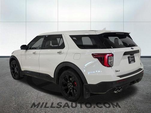 Star White Metallic Tri-Coat 2021 Ford Explorer ST