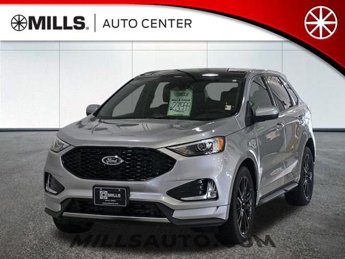 Iconic Silver Metallic 2024 Ford Edge ST Line
