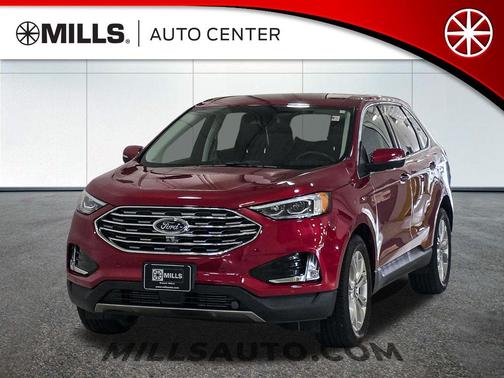 Rapid Red Metallic Tinted Clearcoat 2023 Ford Edge Titanium