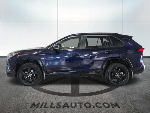 Blueprint w/Black Roof 2019 Toyota RAV4 Hybrid SE