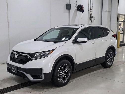 Platinum White Pearl 2020 Honda CR-V AWD EX-L
