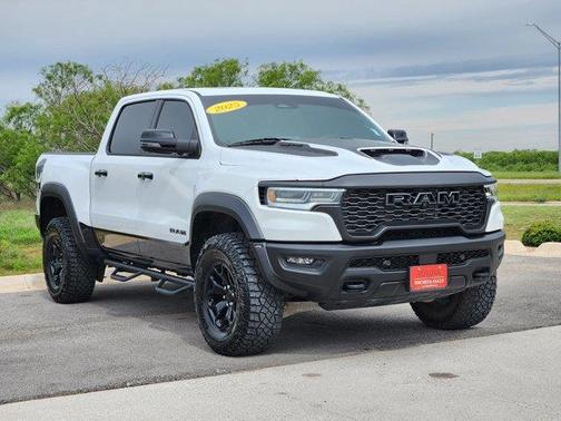 Bright White Clearcoat 2025 RAM 1500 RHO Crew Cab 4x4 5'7' Box