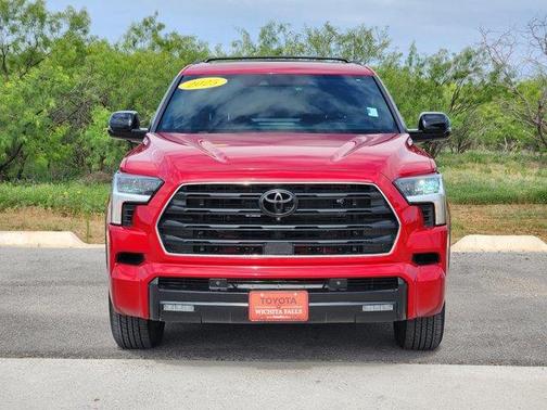 Supersonic Red 2025 Toyota Sequoia Limited