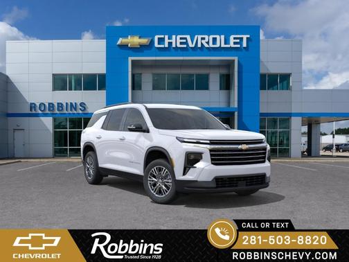 White 2026 Chevrolet Traverse LT