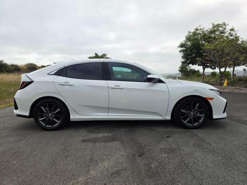 White 2021 Honda Civic EX