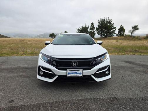 White 2021 Honda Civic EX