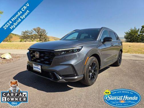 Meteorite Gray Metallic 2024 Honda CR-V Hybrid Sport AWD