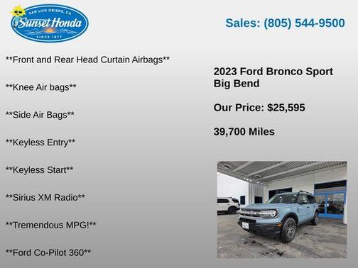 Area 51 2023 Ford Bronco Sport Big Bend