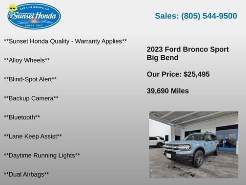 Area 51 2023 Ford Bronco Sport Big Bend