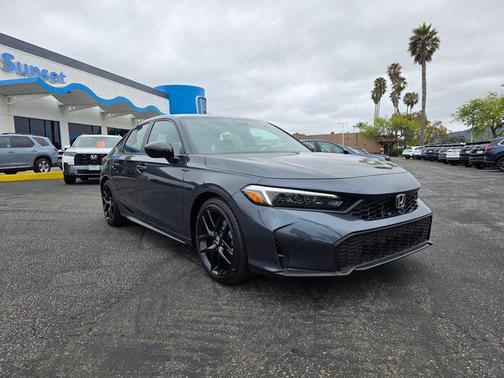 Meteorite Gray Metallic 2026 Honda Civic Sport