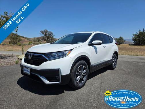 White 2022 Honda CR-V AWD EX-L
