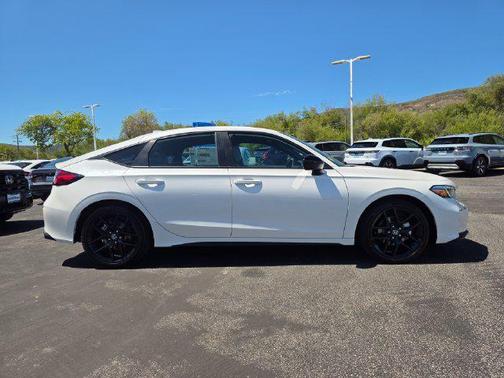 Platinum White Pearl 2026 Honda Civic Hybrid Sport