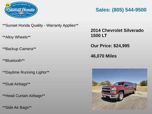 Deep Ruby Metallic 2014 Chevrolet Silverado 1500 1LT