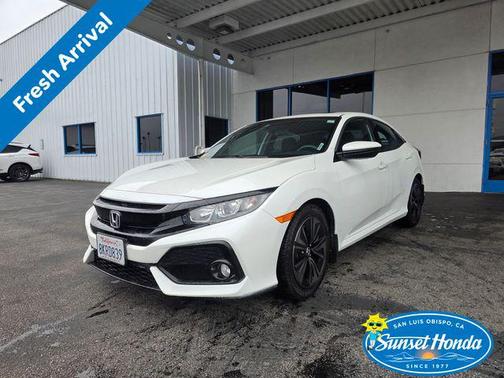 White 2019 Honda Civic EX