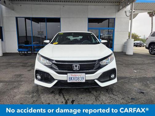 White 2019 Honda Civic EX