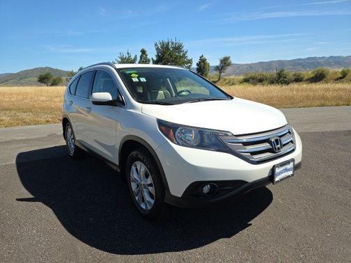 White 2013 Honda CR-V EX-L