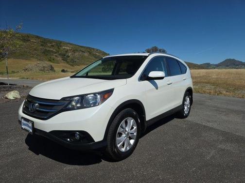 White 2013 Honda CR-V EX-L