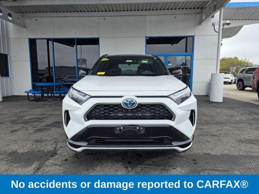 Wind Chill Pearl/Midnight Black Metallic 2024 Toyota RAV4 Prime XSE
